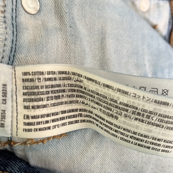 AF cutoff long denim shorts - Picture 5 of 5